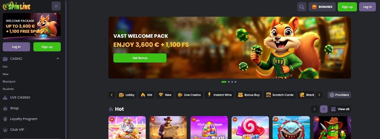spinline casino Strona główna